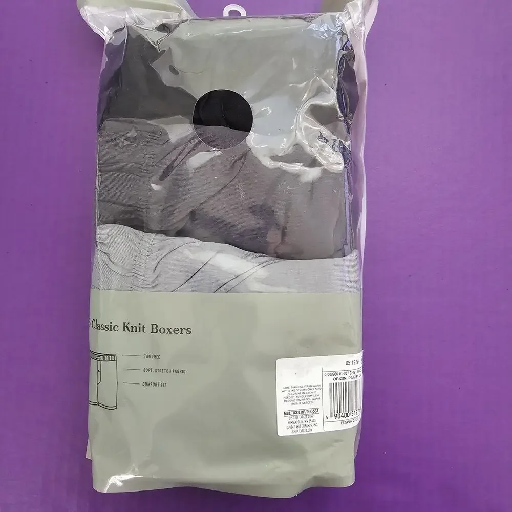 NWT Goodfellow & Co Mens Classic Boxers XXL 5 pk Underwear Loungewear Rugged